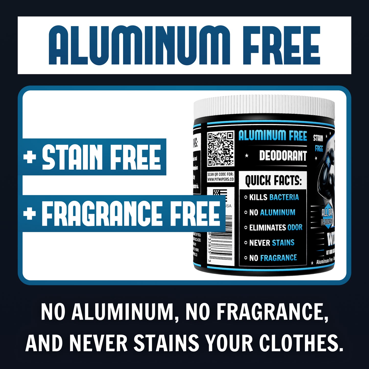 Pit Wipers: Aluminum-Free Armpit Deodorant Wipes