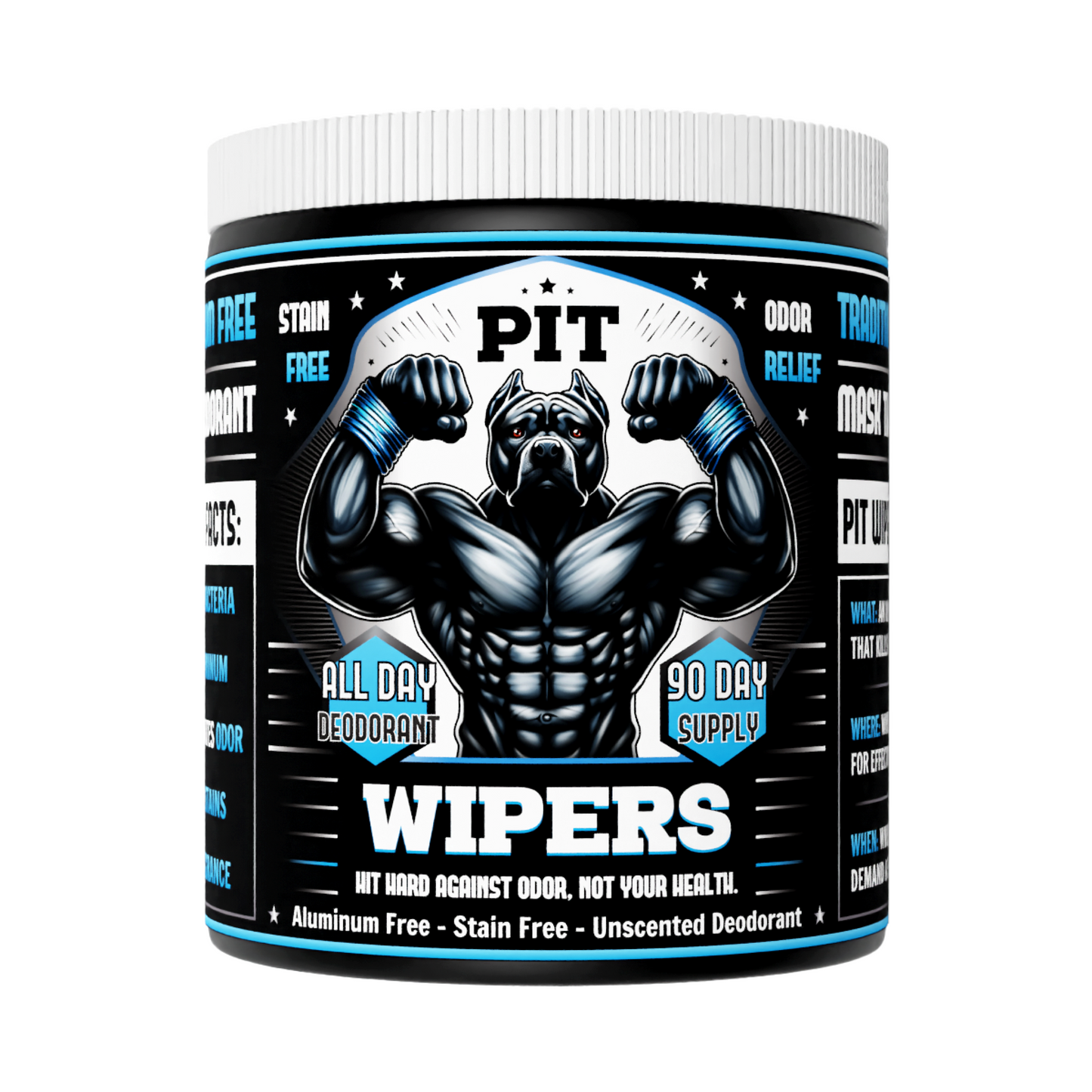 Pit Wipers: Aluminum-Free Armpit Deodorant Wipes